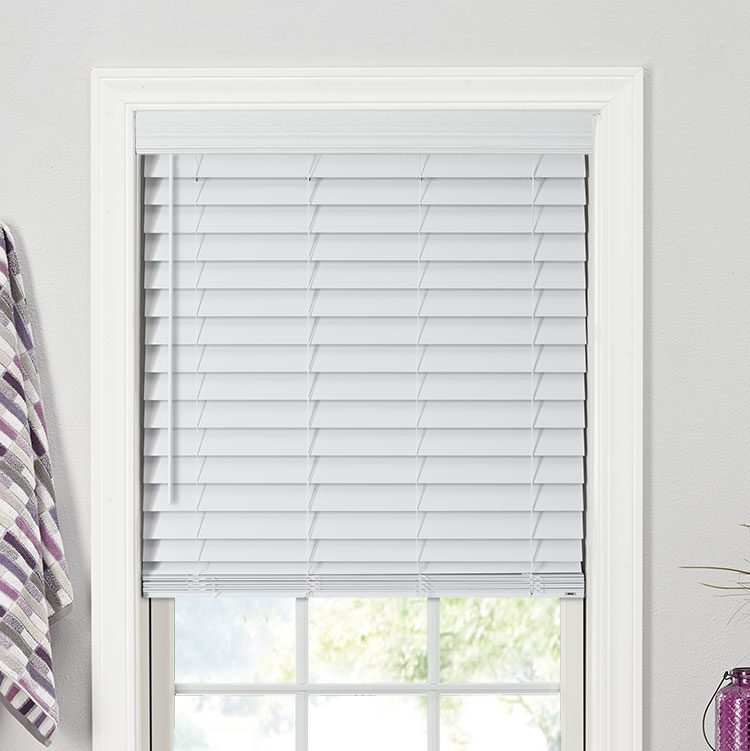 2&amp;frac12;" Faux Wood Blinds
