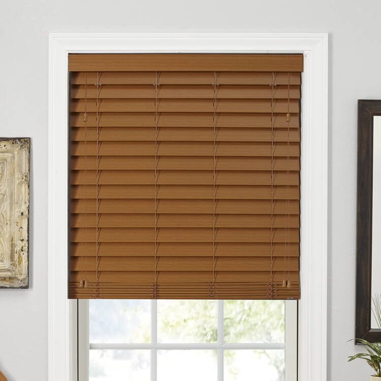 2 1/2" Premium Faux Wood Blinds