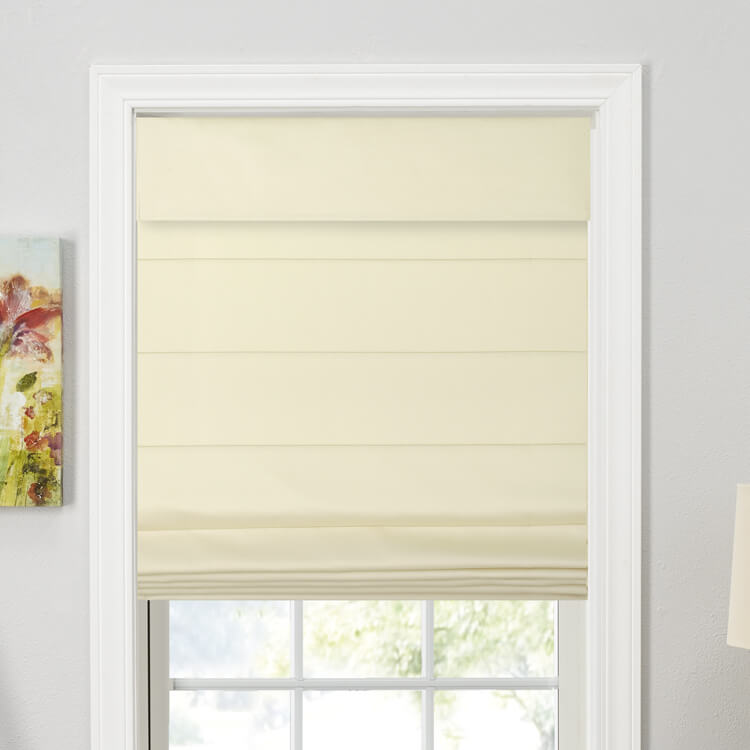 Classic Flat Tailored Roman Shades